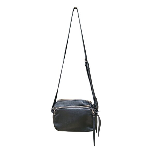 Urban Expressions Black vegan Leather Crossbody Bag - Picture 1 of 13
